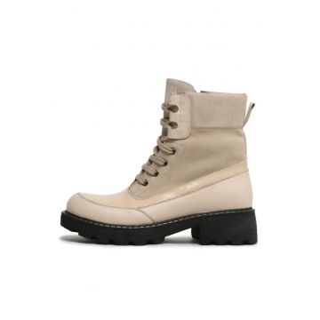 Ghete dama -  208959087 - Bej - Piele naturala/Piele intoarsa