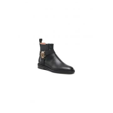 Ghete dama  301354536 - Piele naturala - 40 EU - Negru