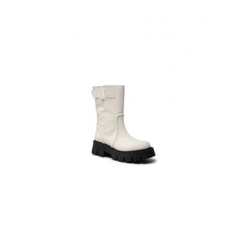 Ghete dama  301715467 - Piele naturala - 37 EU - Alb
