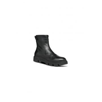 Ghete dama  302498079 - Piele naturala - 35 EU - Negru