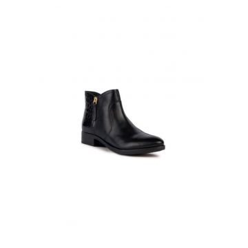 Ghete dama  302555543 - Piele naturala - Negru
