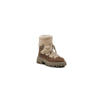 Ghete dama  302633418 - Piele naturala - 40 EU - Bej