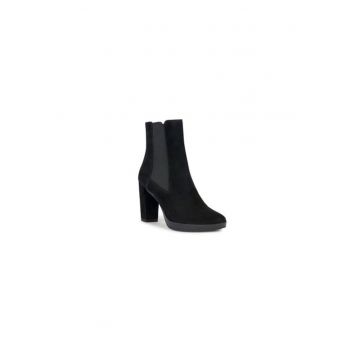 Ghete dama  302894949 - Piele naturala - 38 EU - Negru