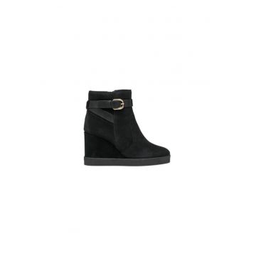Ghete dama  304064777 - Piele naturala - Negru