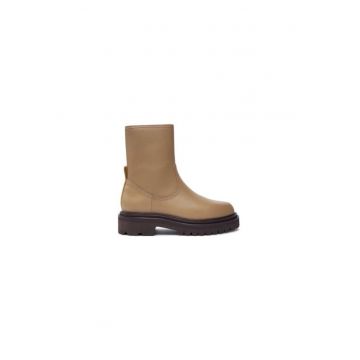 Ghete dama  304251290 - Piele naturala - Bej