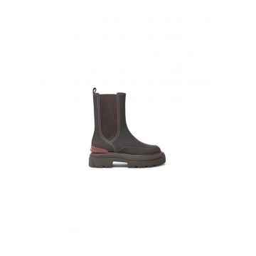 Ghete dama  304317590 - Piele ecologica - 40 EU - Bej