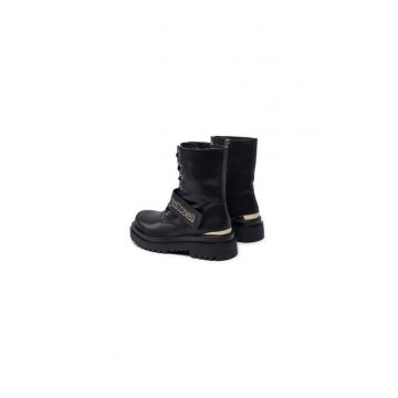 Ghete dama  304386268 - Piele ecologica - 39 EU - Negru