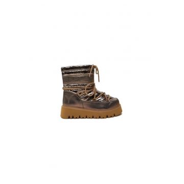 Ghete dama  304397547 - Piele ecologica - Auriu