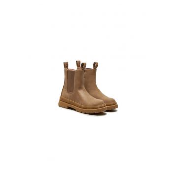 Ghete dama  304428425 - Piele ecologica - 37 EU - Bej