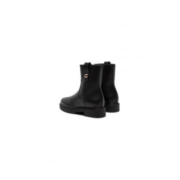 Ghete dama  304506840 - Piele naturala - Negru