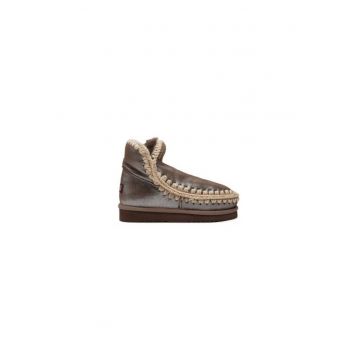 Ghete dama  304507694 - Piele naturala - Gri