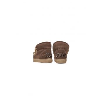 Ghete dama  304507762 - Piele naturala - Maro