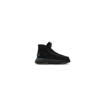 Ghete dama  304507861 - Piele naturala - 37 EU - Negru
