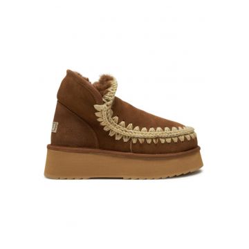 Ghete dama  304507946 - Piele naturala - 39 EU - Maro