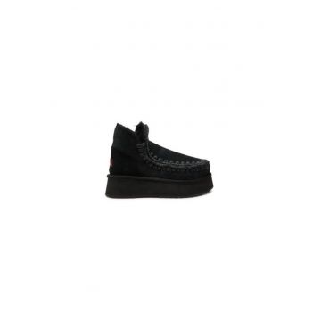 Ghete dama  304507953 - Piele naturala - Negru