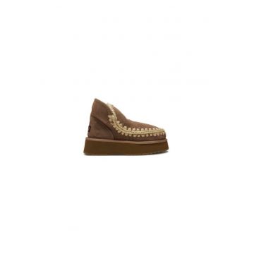 Ghete dama  304507960 - Piele naturala - 38 EU - Maro