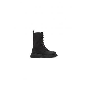 Ghete dama  304508172 - Piele naturala - Negru