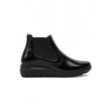Ghete dama  304531149 - Piele naturala - Negru