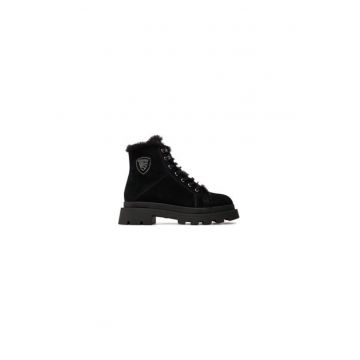 Ghete dama  304701511 - Piele naturala - 40 EU - Negru