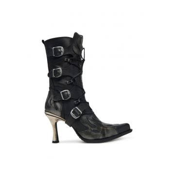 Ghete dama  305271617 - Piele naturala - Negru