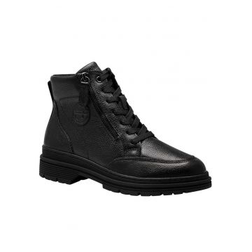 Ghete dama -  casual - negru - piele naturala