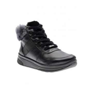 Ghete dama - Piele Negru Ghete dama - Piele Negru