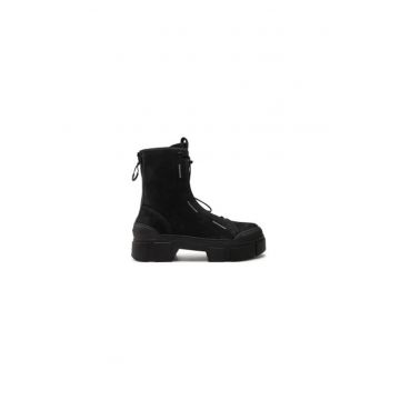 Ghete dama Vic Matie - 304455520 - Piele naturala - 39 EU - Negru