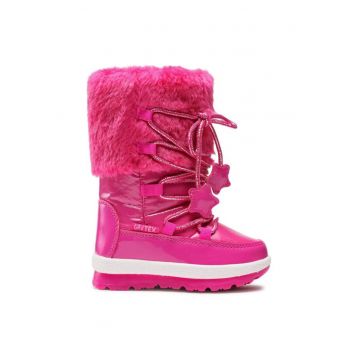 Ghete fete  303062163 - Piele ecologica - 27 EU - Roz