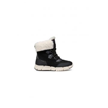 Ghete fete  304071706 - Piele ecologica - Negru