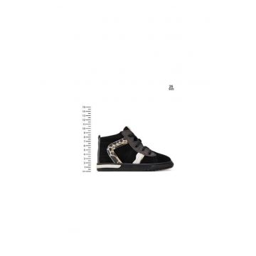 Ghete fete  304326790 - Piele naturala - 26 EU - Negru