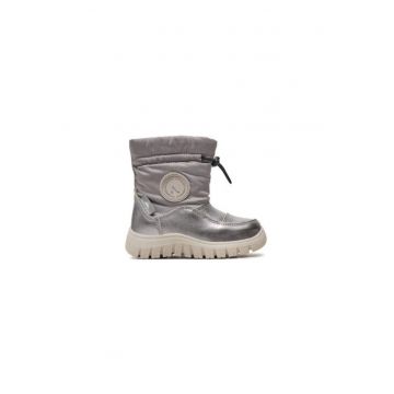 Ghete fete  304675881 - Piele naturala - Argintiu