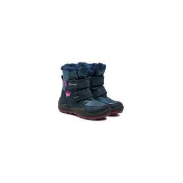 Ghete fete  304997679 - Piele naturala - Albastru