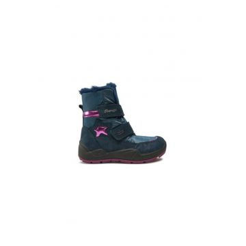 Ghete fete  304997686 - Piele naturala - Albastru