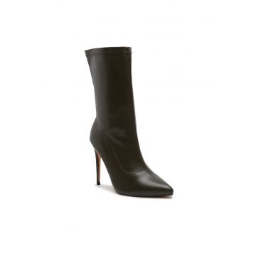 Botine dama -  301728061 - Piele ecologica - Verde
