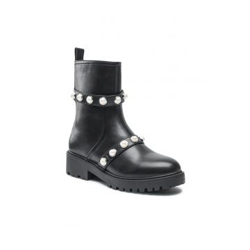Botine dama -  5904862241227 - Piele ecologica - Negru