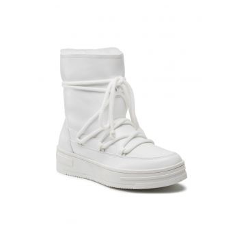 Botine dama -  5904862248769 - Piele ecologica - Alb