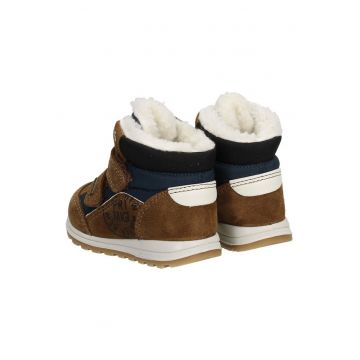 Cizme copii -  piele naturala - maro