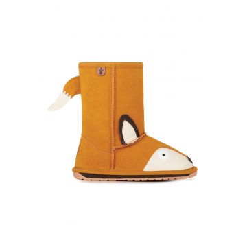 Cizme de piele intoarsa - fara inchidere Fox