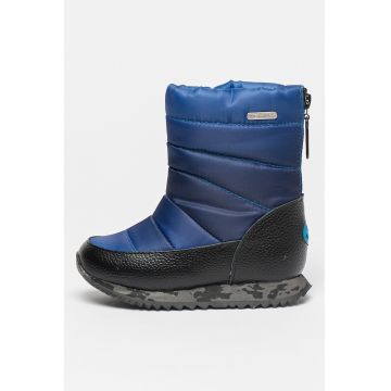 Cizme joase impermeabile cu insertii din piele Tarlo