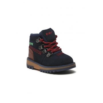 Ghete baieti -  301557692 - Albastru - Piele naturala/Piele intoarsa