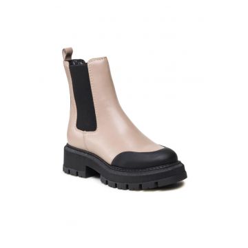 Ghete Chelsea dama -  5904862196053 - Bej - Piele naturala