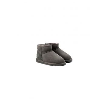 Ghete dama  191699151 - Piele naturala - 41 EU - Gri