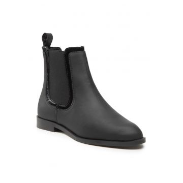 Ghete dama -  301504733 - Piele naturala - Negru