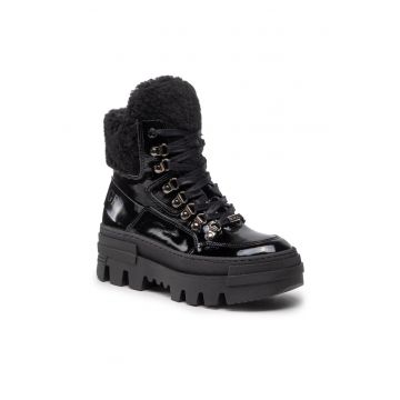Ghete dama -  301518020 - Piele naturala - Negru