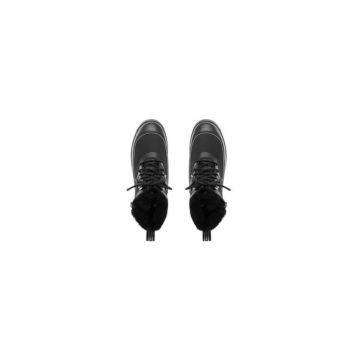 Ghete dama  302952564 - Piele naturala - 37 EU - Negru
