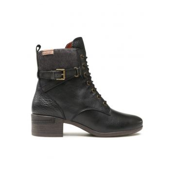 Ghete dama  302998166 - Piele naturala - Negru