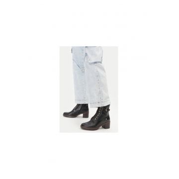 Ghete dama  302998449 - Piele naturala - Negru