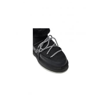 Ghete dama  304291272 - Piele naturala - Negru