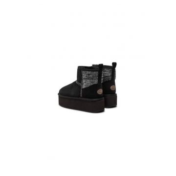 Ghete dama  304291883 - Piele naturala - 41 EU - Negru