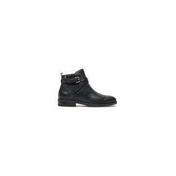 Ghete dama  304358661 - Piele naturala - Negru